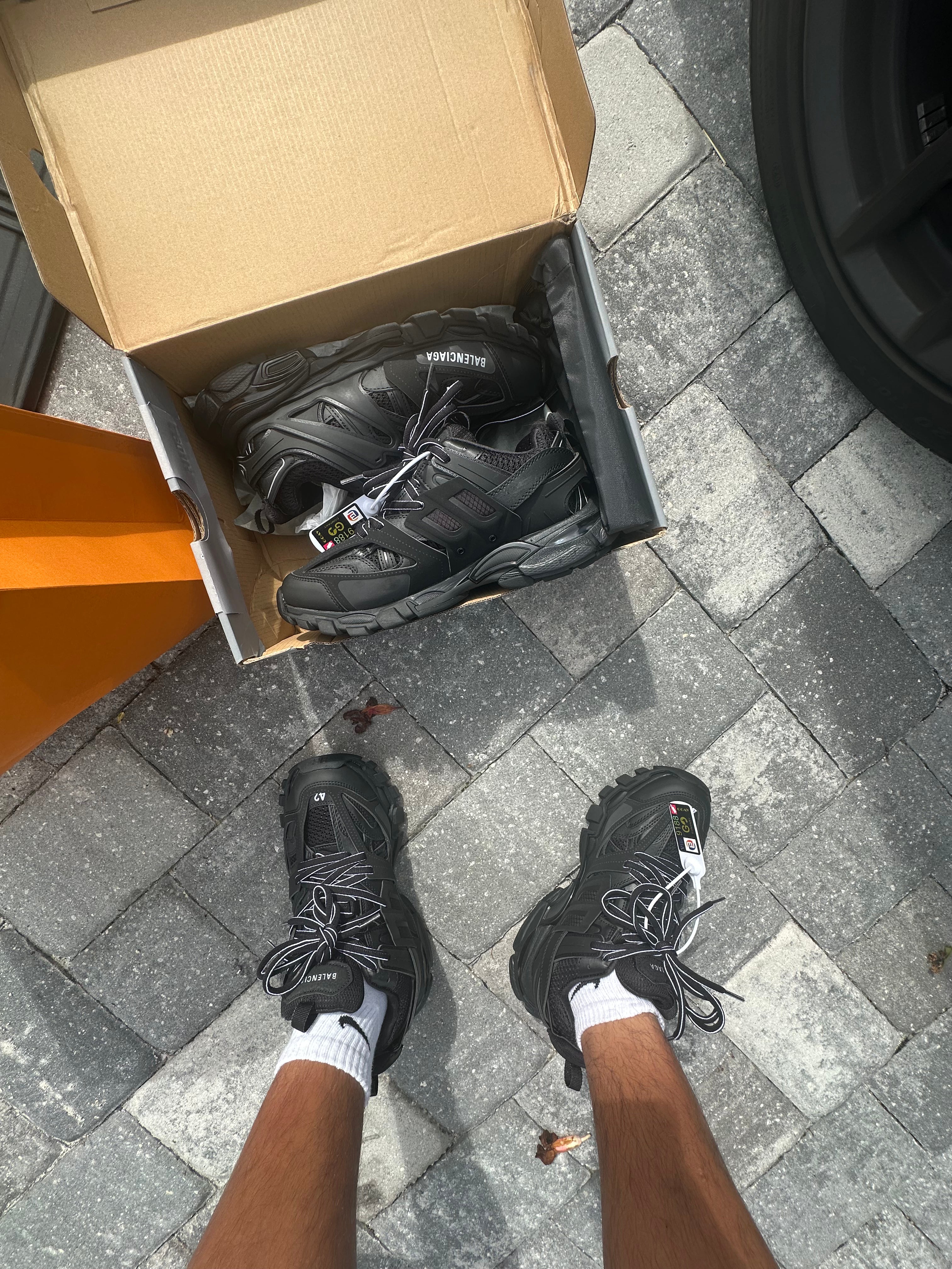 Black Balenciaga Track