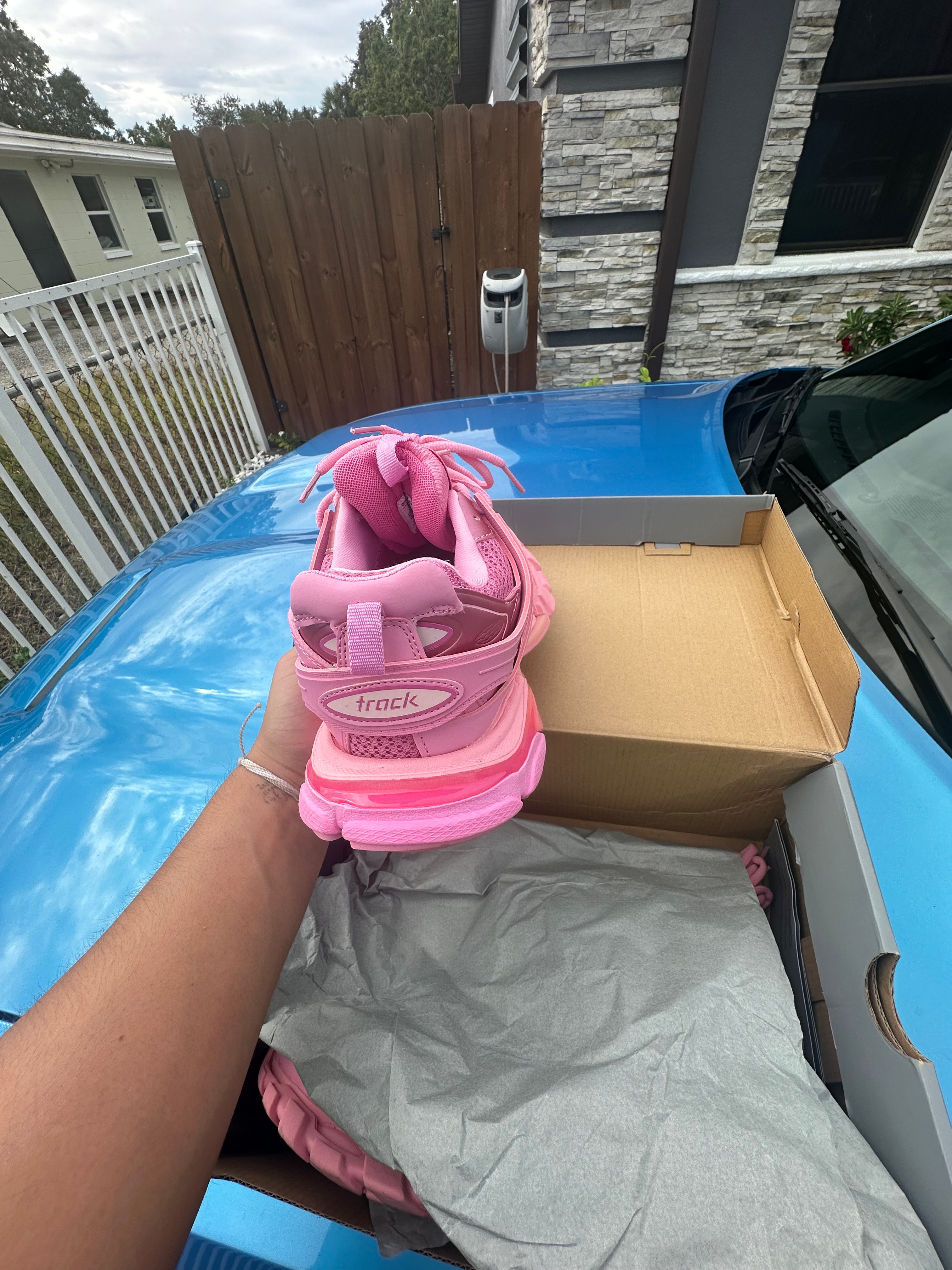 Pink Balenciaga Track