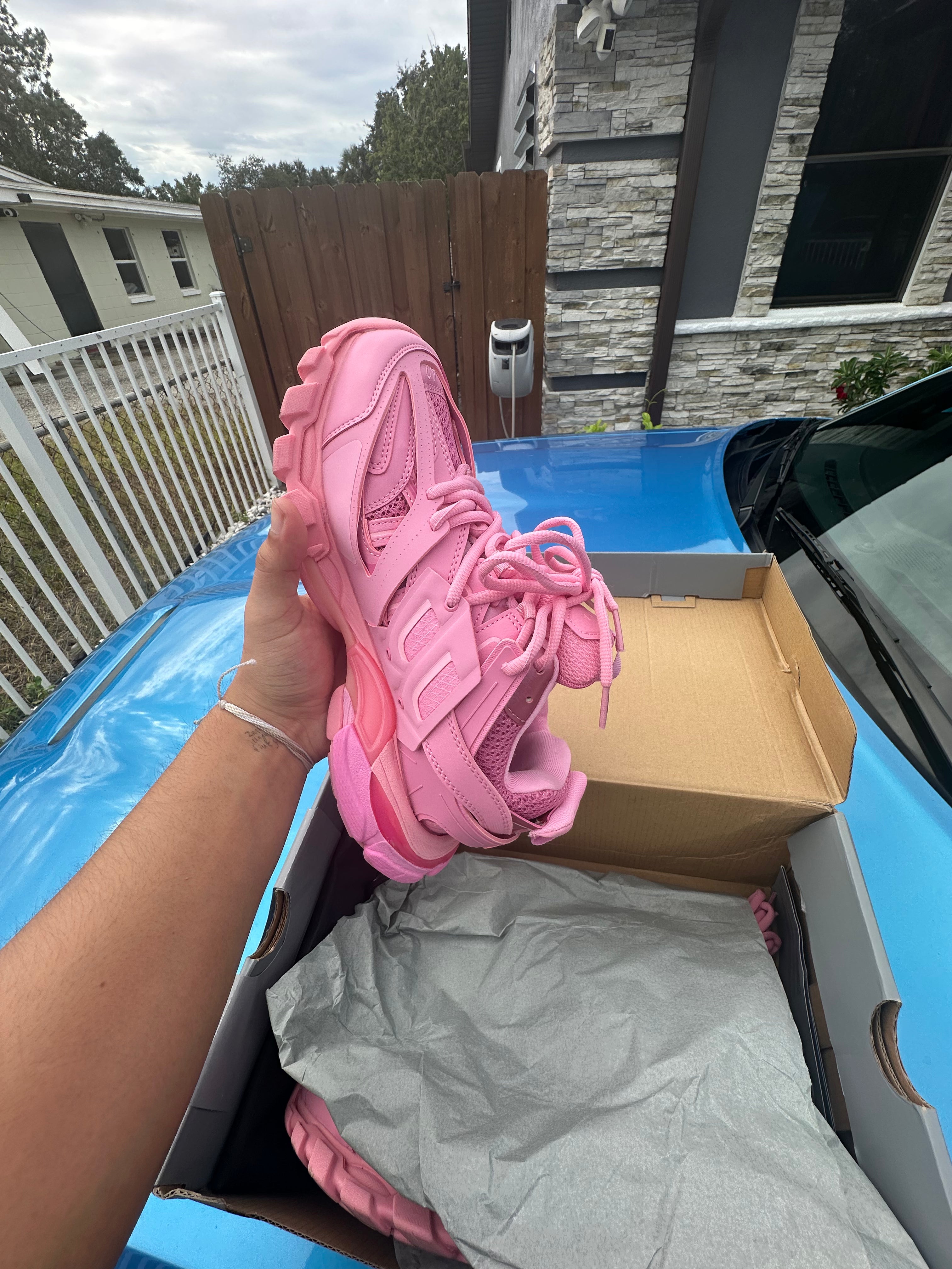 Pink Balenciaga Track