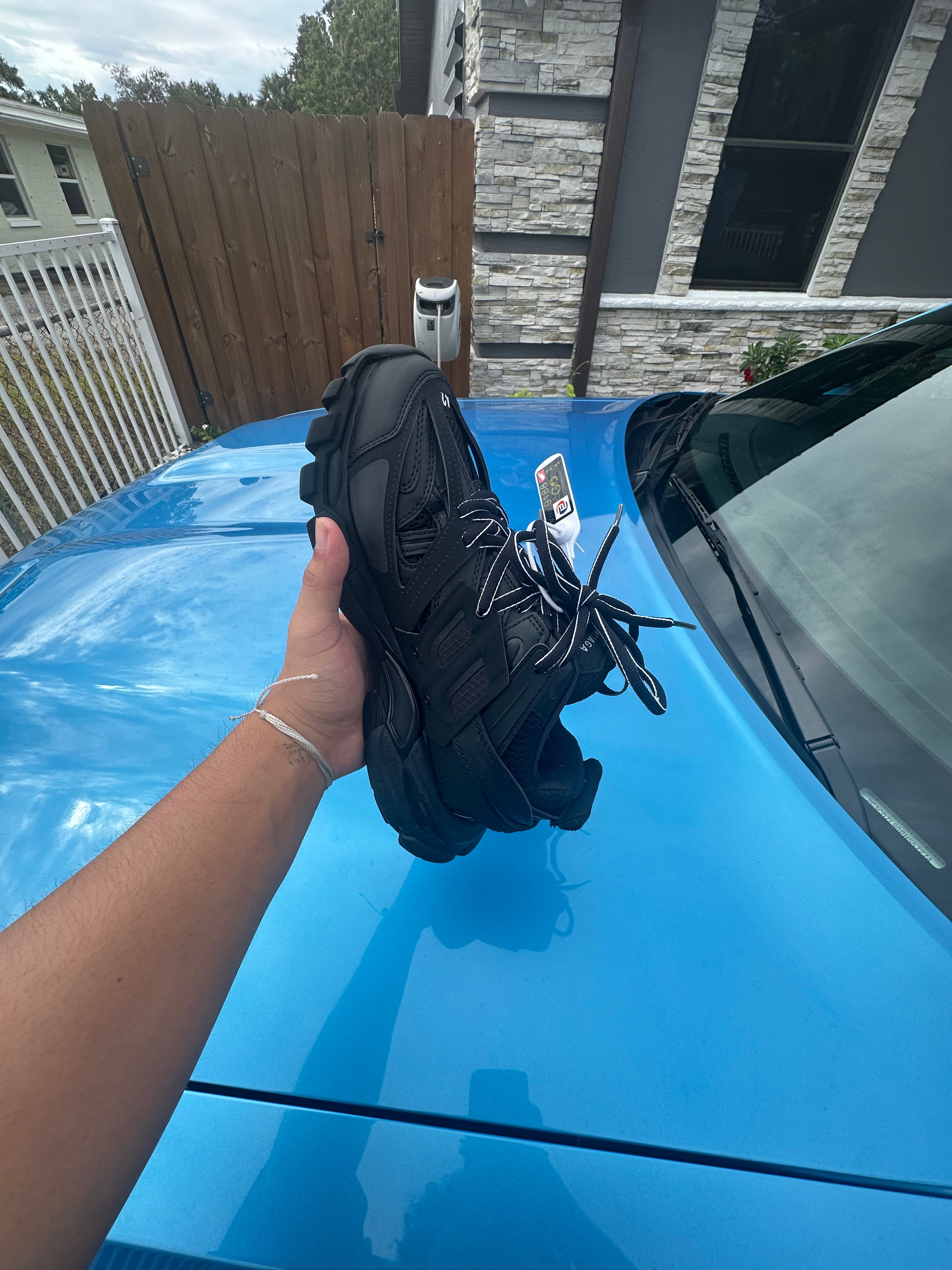 Black Balenciaga Track