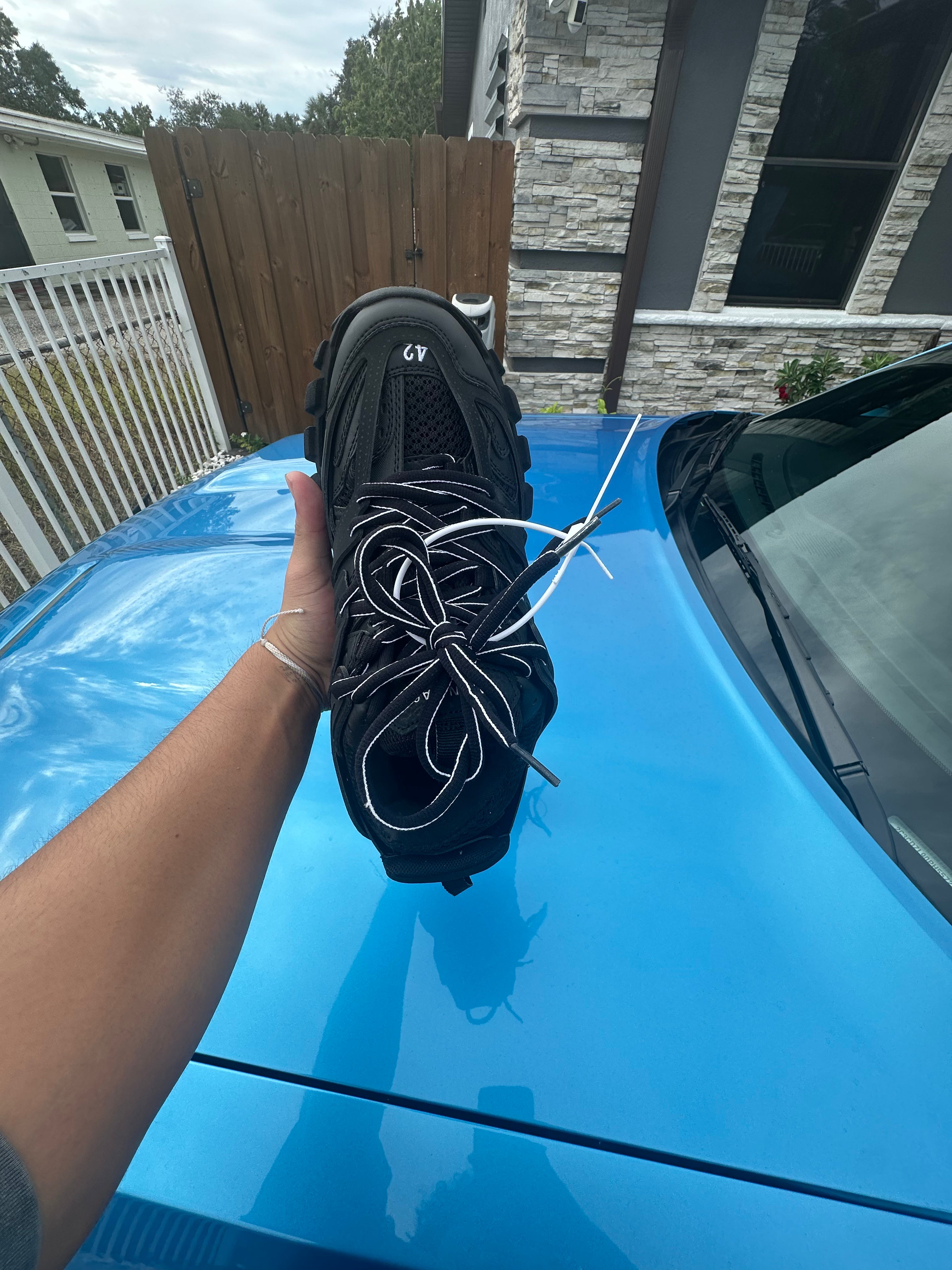 Black Balenciaga Track