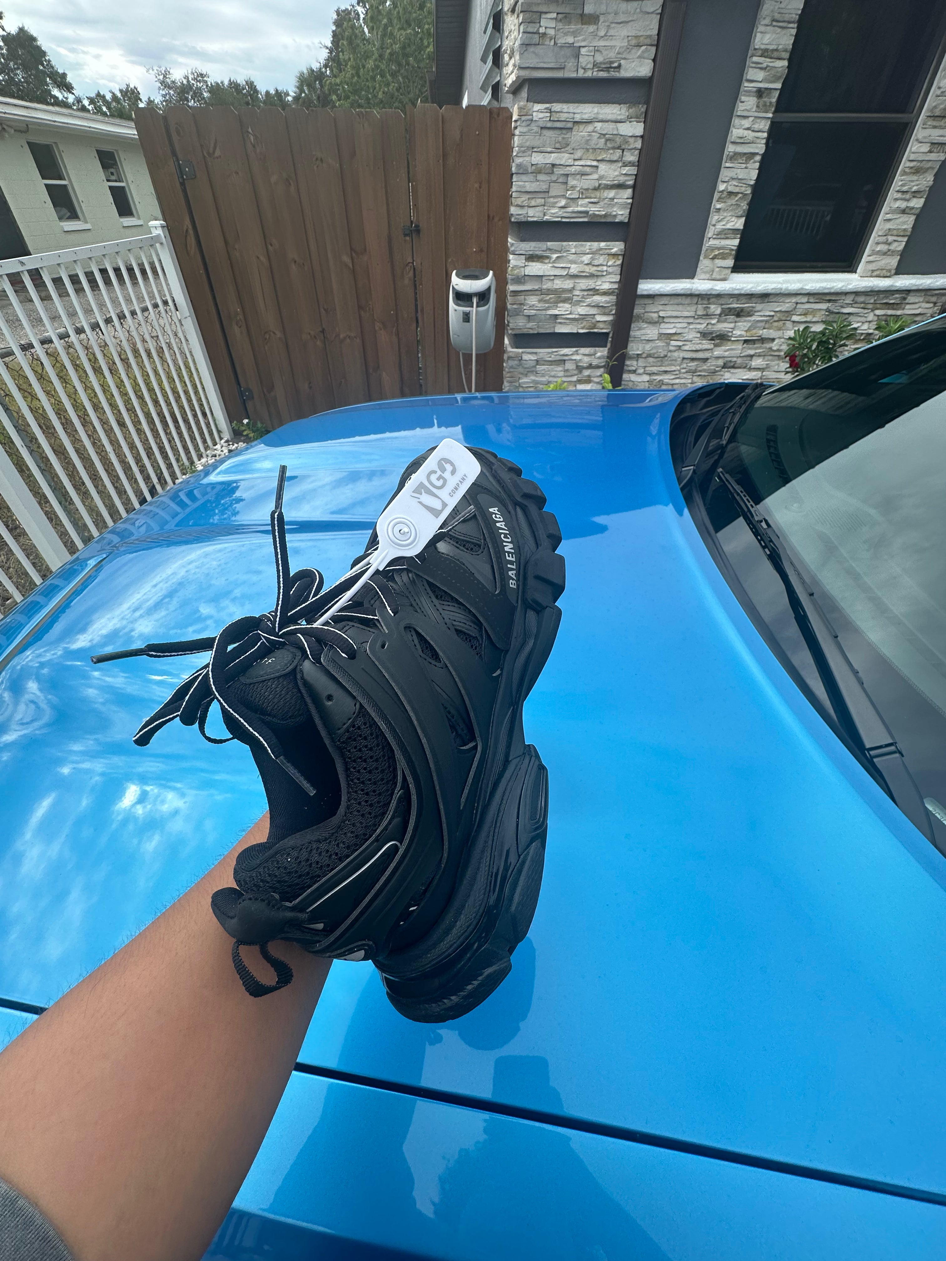 Black Balenciaga Track