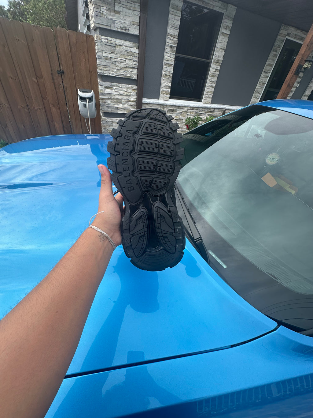 Black Balenciaga Track